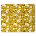 thumbnail image 1 of Hawaii Mouse Pad, Floral Vintage Pattern of Pure Flowers Spring Blossoms, Rectangle Non-Slip Rubber Mousepad, Earth Yellow Umber, by Ambesonne, 1 of 2