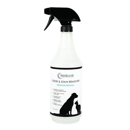 NonScents Pet Odor Stain Remover Spray - Eliminate Smell on Carpet, Sofa, 2 (Best Way To Eliminate Pet Odor)