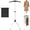 Black, variant on NUAHRHY Garment Steamer Stand, Adjustable Height 29-58 Inch, Rotating Clothes Steamer Hanger Stand with Tripod Base Foldable Cap and Gown Display Rack for Ironing Drying and Storage
