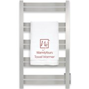 Heated Towel Warmer for Bathroom - Brushed Towel Warmer Rack, Wall-Mounted Heated Towel Rack and Dryer with 10 Stainless Steel Bars, Hardwired Electric Bath Towel Heater 120V, Grande