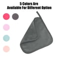 thumbnail image 7 of 4pcs Reusable Makeup Removal Cleaning Cloth Washable Makeup Remover Cleaning Towels Gray 8''x8'', 7 of 7
