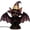 A, variant on Witch Bat Cat Table Lamp, Gothic Moon Pendant Winged Kitten Night Light, Vintage Stained Acrylic Lamp for Halloween Bedroom Mantel Party Decor Gift