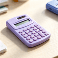 thumbnail image 6 of Mini Portable Pocket Calculator, Basic 4 Function Calculator, Handheld Device for Daily School Home and Office Application (Purple), 6 of 6