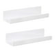 thumbnail image 2 of 2 estantes flotantes de pared de acrílico para especias, estantes flotantes para sala de estar Blanco, 2 of 9