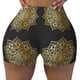 thumbnail image 2 of Fotbe Gold Mandala Shorts Sin Costuras – Shorts Deportivos de Cintura Alta para Mujer, Elásticos para Gimnasio, Yoga, Running o Ciclismo-Medium, 2 of 8