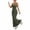 C107/Army Green, variant on XIYON Womens Dresses Elegant Sleeveless Casual Dress Solid Color Slim Fit Midi Summer Versatile Outfits For Daily Wear Travel Vacation Outfits