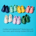 thumbnail image 3 of Sandalia Ten Little Splash Resistente al Agua Suave Blanca Talla 8, 3 of 7