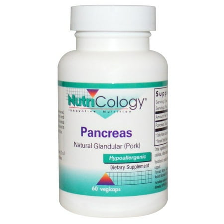 Pancreas Pork - Nutricology Pancreas Natural Glandular Pork 60 Vegicaps