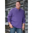 thumbnail image 2 of KingSize Men's Big & Tall Waffle-Knit Thermal Henley Tee, 2 of 6