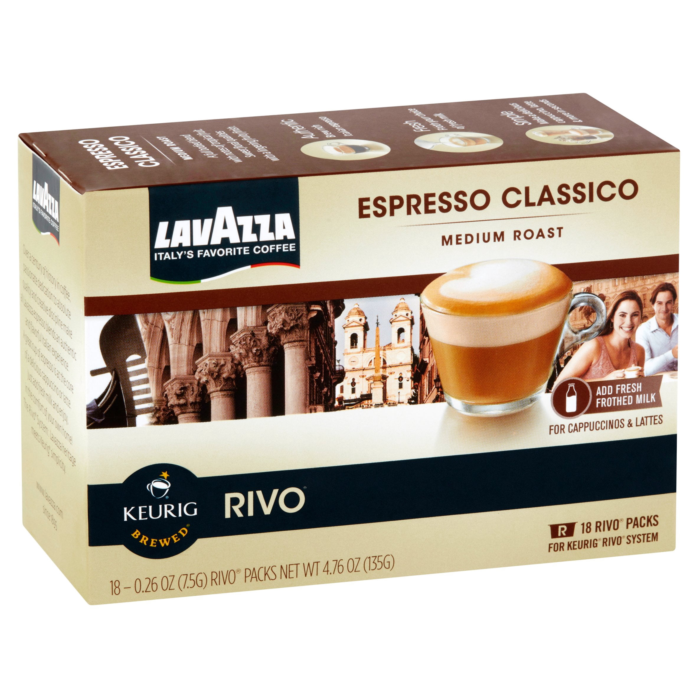 Lavazza Keurig Brewed Rivo Espresso 