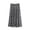 Dark Gray, variant on WRKEKC Flowy Skirts for Women Boho Floral Print Elastic Waist Beach Skirt with Ruffle Trim and Lightweight