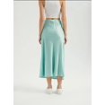 thumbnail image 5 of Satin High Waist Maxi Skirt, 5 of 5