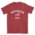 thumbnail image 1 of Worthington Ohio Patriot Men's Cotton T-Shirt, 1 of 1