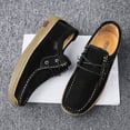 thumbnail image 6 of Men's Casual Loafers Slip On Leather Shoes Lightweight Driving Shoes Male Casual Sneakers Flats Walking Shoes, 6 of 10