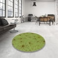 thumbnail image 4 of Ahgly Company Machine Washable Indoor Rectangle Transitional Pistachio Green Area Rugs, 8' x 12', 4 of 7