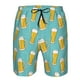 thumbnail image 3 of Fotbe Beer Trajes de Baño Estampados para Hombre, Shorts de Verano de Secado Rápido, Ropa de Playa, Bañadores-Small, 3 of 6