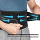 thumbnail image 5 of Cinturón de soporte lumbar para la cintura - Banda elástica de soporte para la espalda (M) Negro JShteea Para Estrenar, 5 of 9