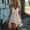 White, variant on Morttic Women's Sleeveless Strap Print A-Line Mini Dress – Bohemian Lace Trim & Asymmetrical Hem Elegant Summer Dress White,XS