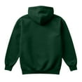 thumbnail image 3 of Dresfit Long Hoodie Mens Solid Cotton Hoodies Fall Winter Drawstring Hooded Gym Sweatshirts Plain Loose Oversized Pullover Green 2XL, 3 of 3