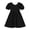 Black, variant on Toddler Girl Short Sleeve Dress Kids Summer A-Line Twirly Skater T-Shirt Dresses V-Neck Summer Beach Dress Red,11-12 Years