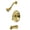 Brushed Brass, variant on Kingston Brass KB3637ACL American Classic Single-Handle Tub and Shower Faucet, Brushed Brass