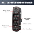 thumbnail image 3 of 1pcs Power Window Switch Front Left Car Electric Power Master Window Switch 7B0959857E for Volkswagen Routan 2009-2012, 3 of 10