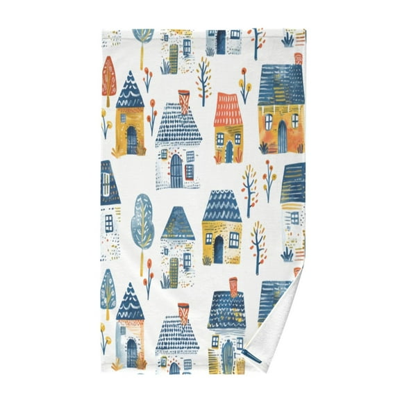Pure Cotton Face Towel 16x28 Inches Hand Towel Bath Towel Hand Bath Towels Soft Good Water Absorption for Washing Face Wiping Face Lovely House