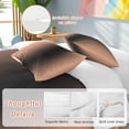 thumbnail image 2 of 3 Piece LightSalmon Black Ombre Duvet Cover Set Twin Size,Microfiber Comforter/Quilt Cover with Corner Ties and 2 Pillowcases,Modern Gradient Abstract Art All Season Soft Bedding with Zipper Closure, 2 of 8