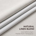 thumbnail image 2 of Cortinas Joydeco Pinch de lino plisado 100% opacas, 240 x 245 cm, 2 of 9
