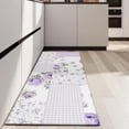 thumbnail image 4 of Pioneer Flower Floral Print Pattern Kitchen Rug Mat,Kitchen Runner Rugs Non Skid Washable,Decorative Kitchen Floor Mats for Kitchen,Sink,Laundry,17"X47", 4 of 5