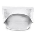 thumbnail image 4 of 100 pcs 7.5"x11.5" Mylar White Aluminum Foil Resealable Stand Up Bags Heat Seal Zipper Lock Reusable Storage Pouches for Zip Food Storage Lock Packaging with Tear Notches, 4 of 6
