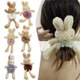 thumbnail image 4 of Cintas Para El Pelo Con Conejito Bonito, Bandas Elásticas Para El Pelo, Lazo Para El Pelo De Felpa A La Moda Para Mujer, Funda Para Coleta Con Cuerda Para La Cabeza Para Mujeres Y Niñas Speravity CE008383-05, 4 of 6