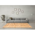 thumbnail image 3 of Ahgly Company Indoor Round Solid Orange Modern Area Rugs, 3' Round, 3 of 4