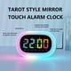 thumbnail image 4 of Reloj despertador digital LED para dormitorio, con espejo RGB, despertador digital de escritorio, función de repetición y luz nocturna RGB, puerto de carga USB, alarmas para adolescentes y niños., 4 of 6