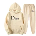 thumbnail image 4 of Conjunto de dos piezas con estampado de marca, Camisa con capucha y pantalones, ropa deportiva informal a la moda, otoño e invierno, nuevo, 4 of 5