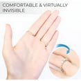thumbnail image 3 of PEAKTREND 12 Pack Ring Size Adjuster - with 2 Sizes Clear Ring Sizer Adjuster for Loose Rings,Spiral Silicone Tightener Set,Invisible Ring Guards for Women Men, 3 of 3