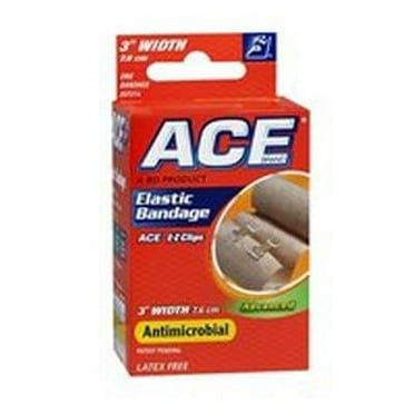 ACE Brand Elastic Bandage With Clips - 4 Inch Width, Pack Of 2