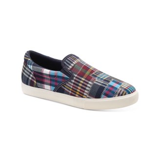 CLUBROOM Mens Green Striped Padded Royce Round Toe Platform  display picture 2