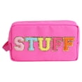 thumbnail image 1 of Bolsa de cosméticos Chenille Letters Candy Color Travel Makeup Pouch Monedero (Estilo D), 1 of 6
