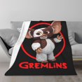 thumbnail image 1 of Manta de franela de Gremlins, manta de forro polar para cama, manta acogedora para aire acondicionado, manta de felpa para dormitorio, sala de estar, sofá y coche, 1 of 8