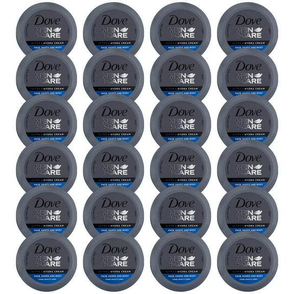 Dove Men Care Ultra Hydra Cream - Dove Lotion, 3-In-1 Advanced Skin Care for Men, Face Cream, 2.53 Fl Oz (Pack of 24)