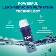 PUR PLUS 30 Cup Lead Reducing Water Filter Dispenser, White, DS1811Z