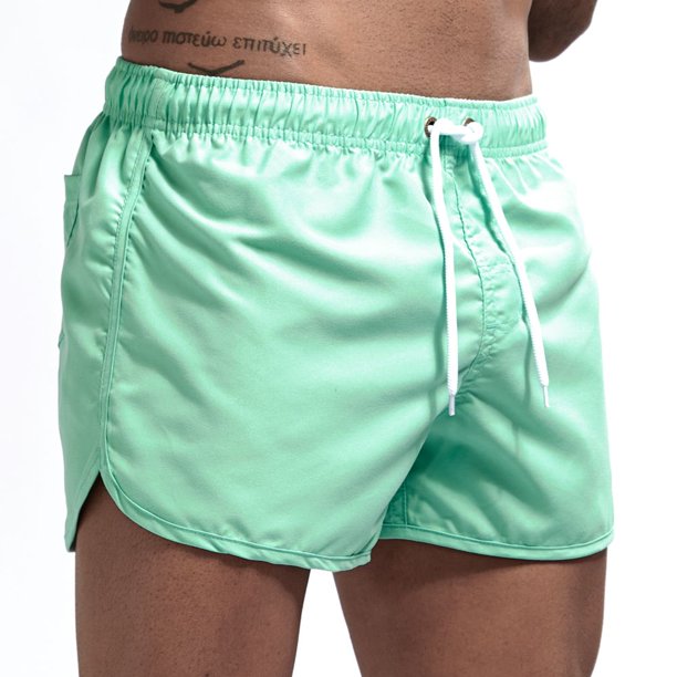 JOCKMAIL-bañador corto de cintura baja para hombre, ropa de playa Sexy, transpirable, tabla de Surf, verano Fivean unisex