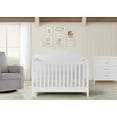 thumbnail image 3 of Delta Children Phoebe 6-in-1 Convertible Crib - Greenguard Gold Certified, Bianca White, 3 of 12