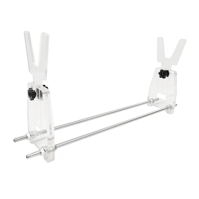 Fiocias Toy Display Stand Acrylic Transparent Model Rack Display Holder Adjustable Storage Stainless Steel Easy Assembly Suitable for desk display collector presentation home organization Clear