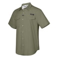 thumbnail image 2 of Men’s UPF 50+ Short Sleeve UV Protection Fishing Shirt, Breathable and Quick Dry Sage S, 2 of 7