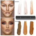 thumbnail image 3 of 2 In 1 Contour Stick Highlighter Pen,makeup Concealer Contour Cream Set,creamy Texture, 3 of 5