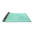 thumbnail image 2 of Ahgly Company Indoor Square Solid Light Blue Modern Area Rugs, 4' Square, 2 of 4
