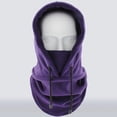 thumbnail image 4 of Men Women Winter Balaclava Warm Soft Fleece Drawstring Neck Gaiter Cycling Hiking Running Outdoors Hat, 4 of 8