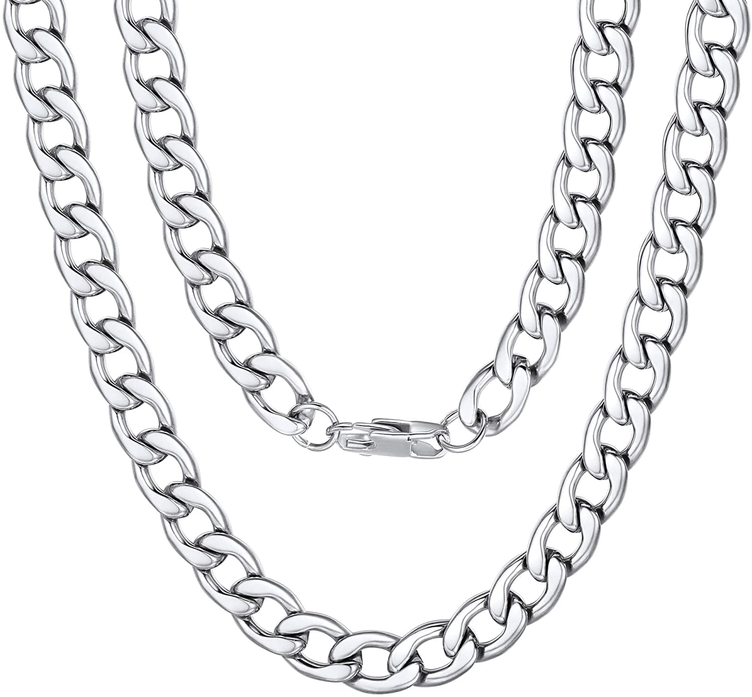 ChainsPro Mens Sturdy Cuban Chain 
